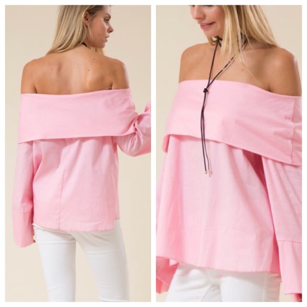 •Closeout• OFF SHOULDER BELL SLEEVE